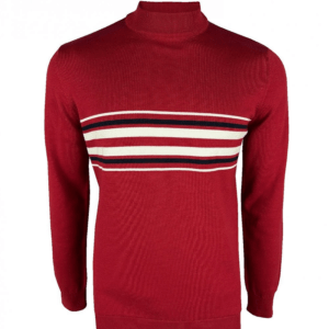 Ska n Soul 'Knebworth' Border Stripe Turtle in Blood