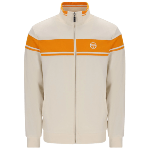Sergio Tacchini Damarindo Track Jacket in Sandshell / Orange Pepper