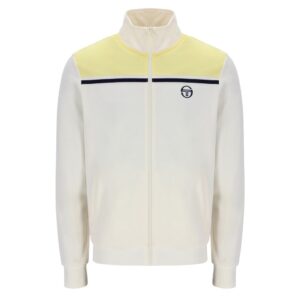 Sergio Tacchini Youngline Mk2 Track Jacket in Gardenia / Pale Banana
