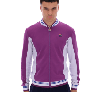 Fila Settanta Baseball Jacket in Sunset Purple