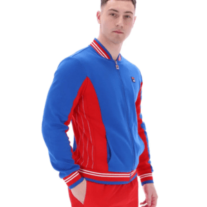 Fila Settanta Baseball Jacket in Turkish Sea
